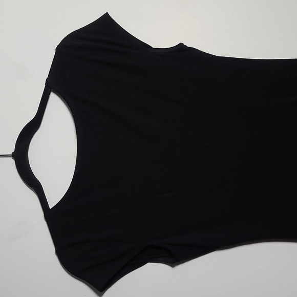 ANN TAYLOR Faux Wrap Midi Dress V-Neck Cap Sleeve Short Pullover Size Small - Picture 10 of 12